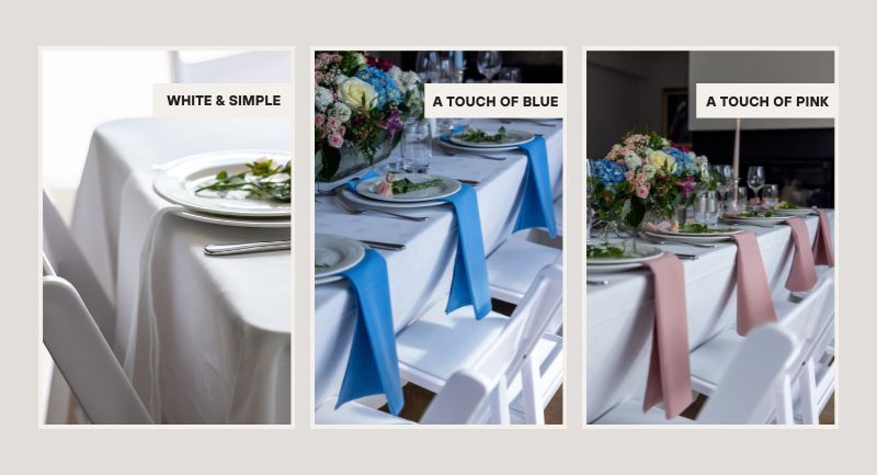 Table linen hire