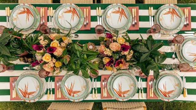 Fiji Tablescape looking down