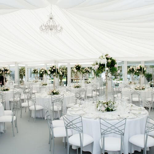 Furniture for Marquee Wedding
