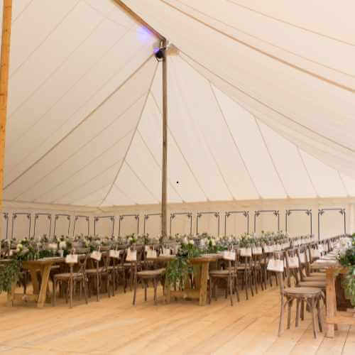 Furniture for Marquee Wedding